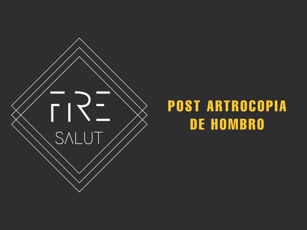 POST ARTROSCOPIA DE HOMBRO